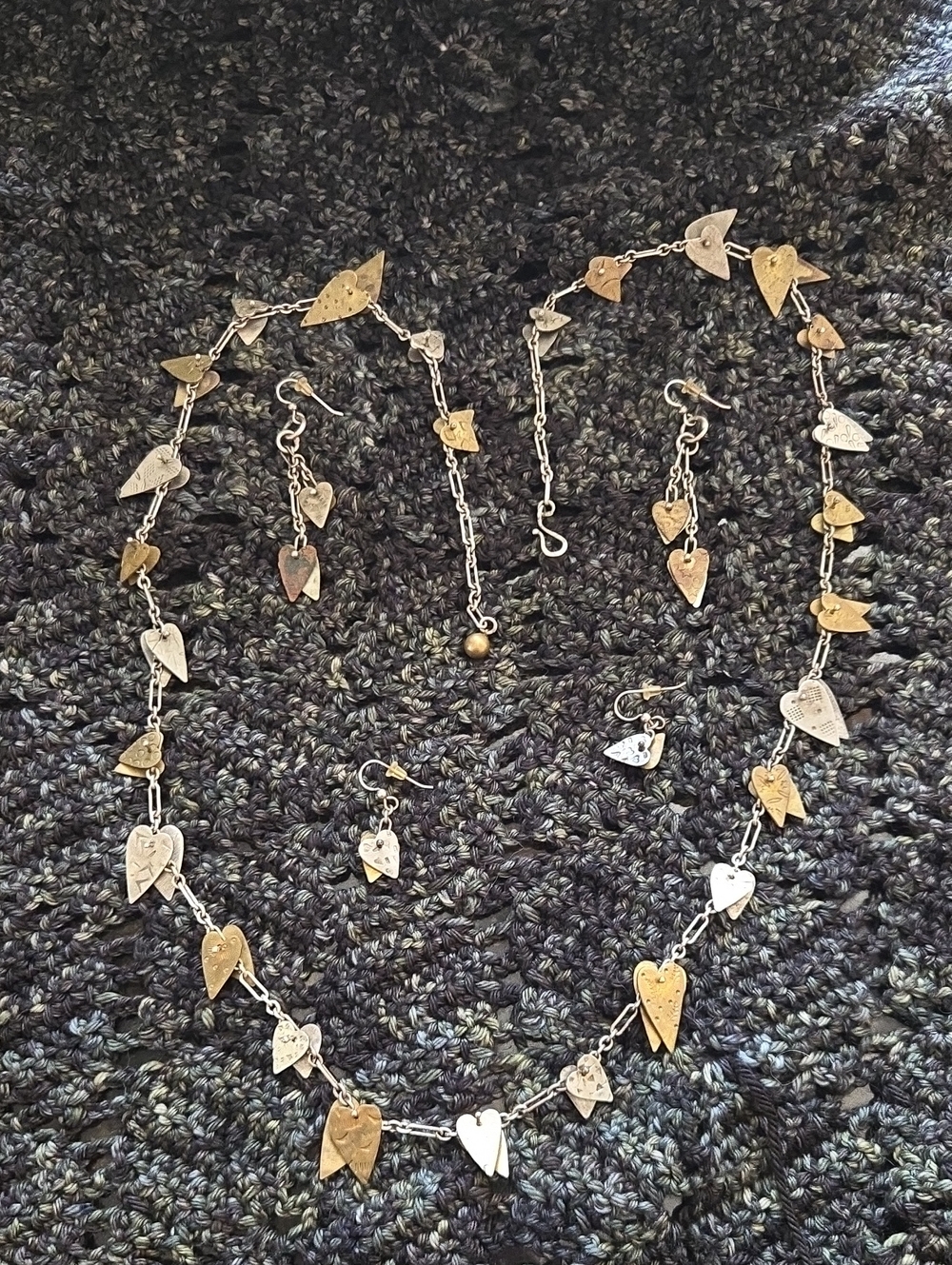Thomas Mann - Gypsy Heart Necklace & Earring Set